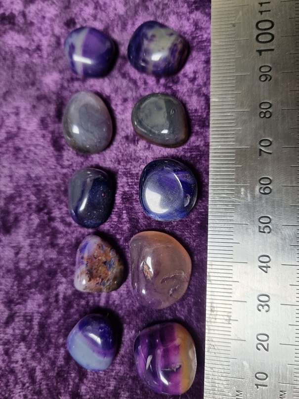 Tumbled Stone - Purple Agate [small]