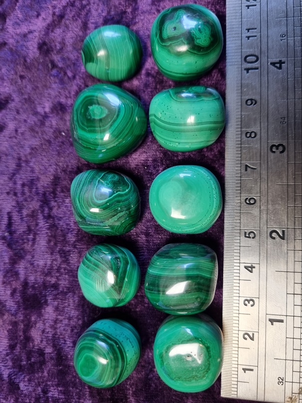 Tumbled Stone - Malachite [A Grade] - Click Image to Close