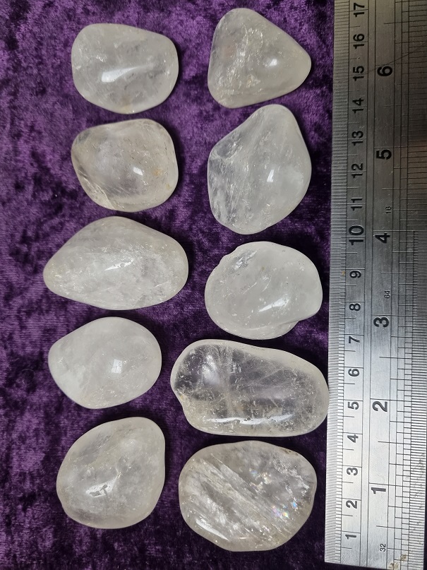 Tumbled Stone - Clear Quartz [Large]