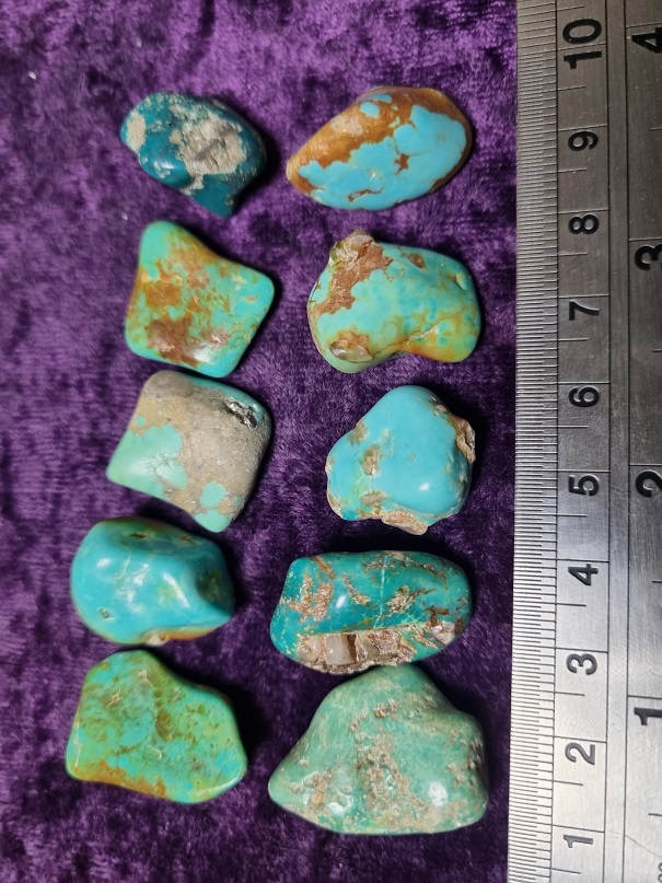 Tumbled Stone - Turquoise