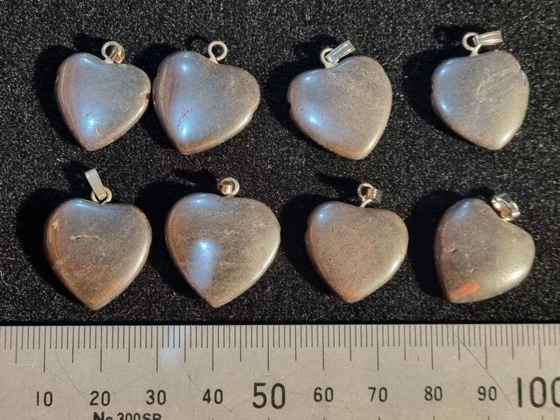 Hematite Heart Pendant