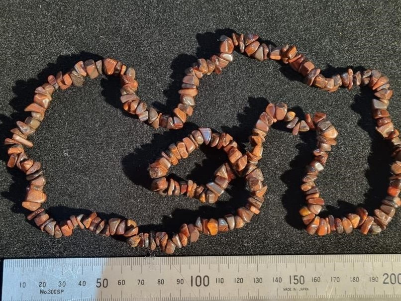 Chip Necklace - Red Tiger Eye