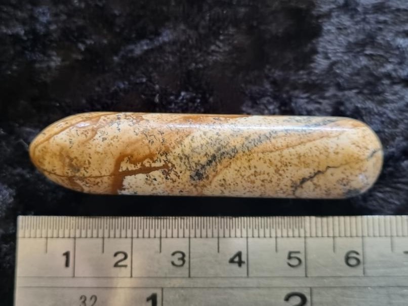 Smooth Wand 60mm - Picture Jasper