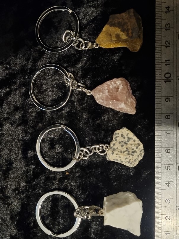 Keychain - Mixed Rough Chunks