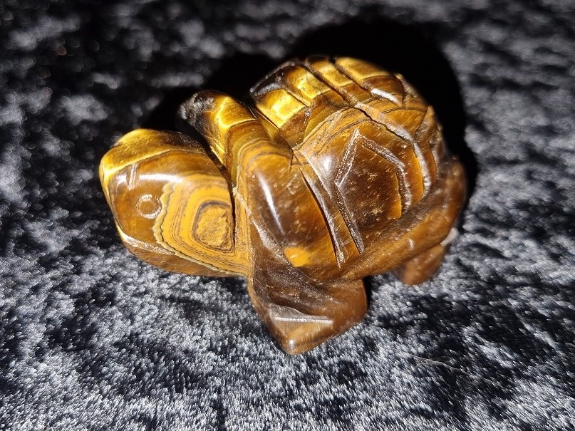 Figurine 50mm - Tortoise - Tiger Eye