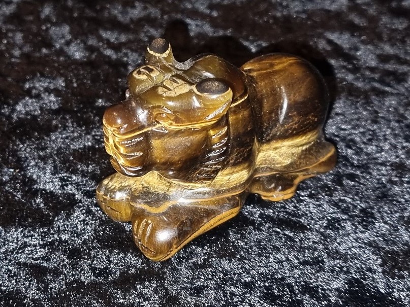 Figurine 50mm - Tiger - Tiger Eye