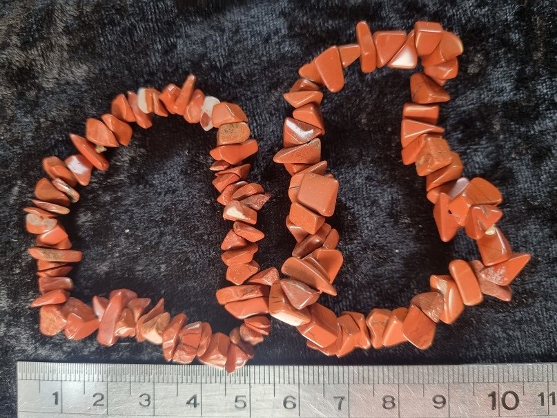 Bracelet - Chip - Red Jasper