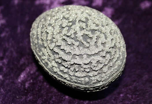 Crystal - Striped Pyrite Sphere Concretion