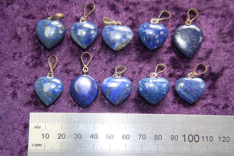 Heart Pendant - Lapis Lazuli