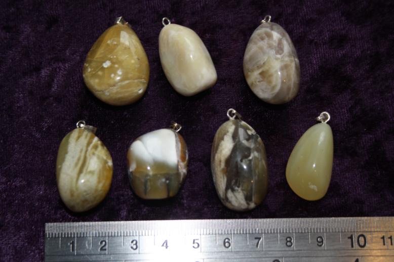 Agate Tumbled Pendant