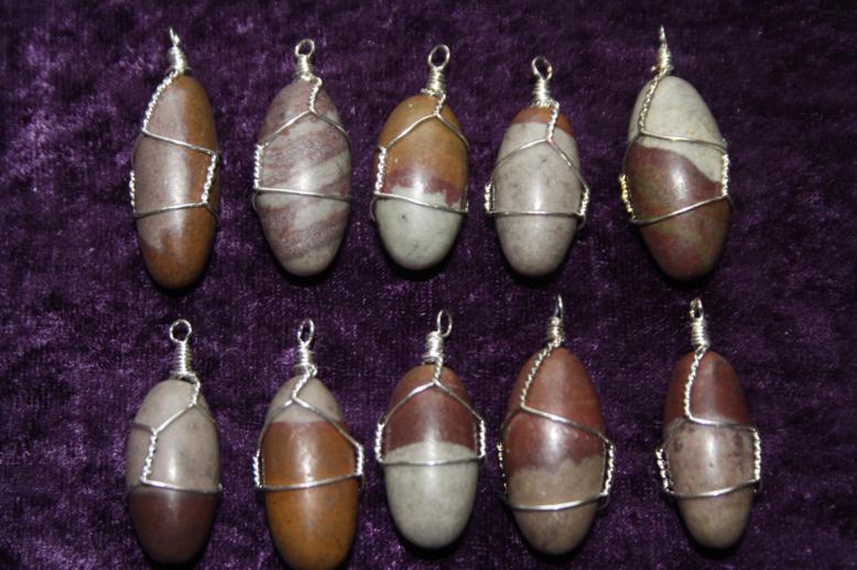 Shiva Lingam - Wire Wrapped Pendant