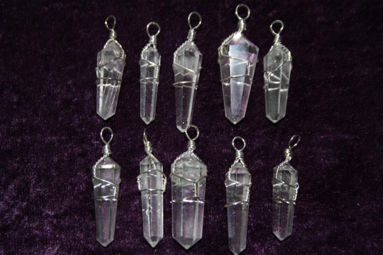 Quartz Point - Wire Wrapped Pendant