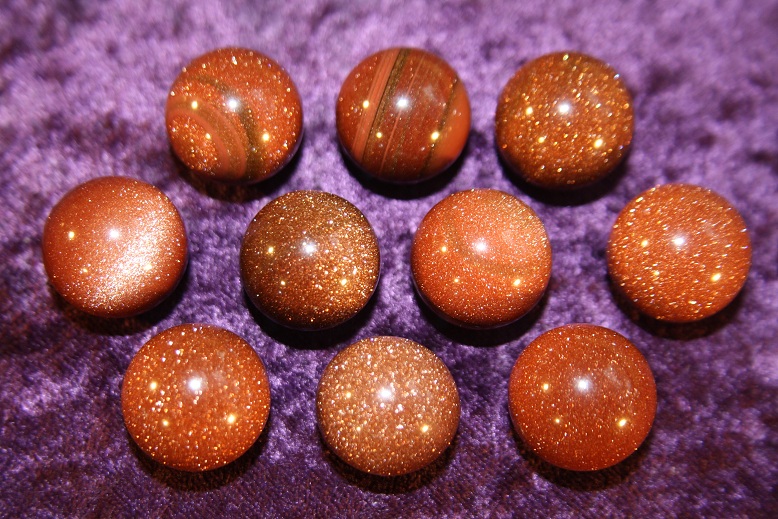 Sphere 20mm - Goldstone - Click Image to Close