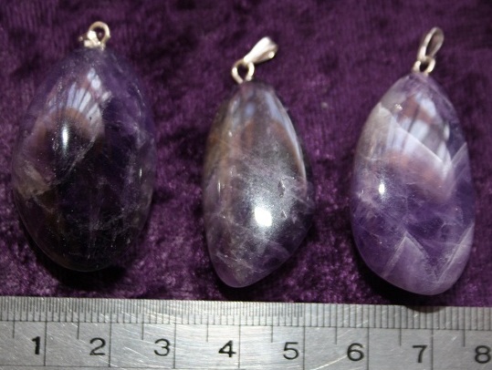 Amethyst Tumbled Pendant [Large]