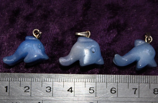 Blue Aventurine Dolphin Pendant