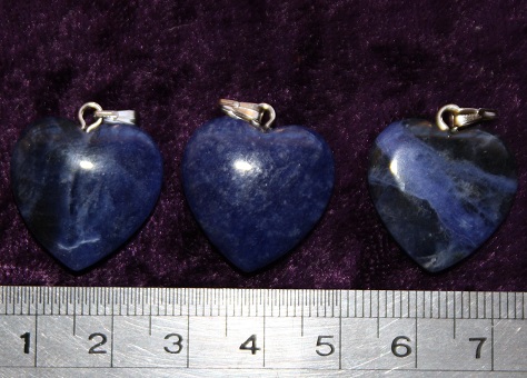 Heart Pendant - Sodalite