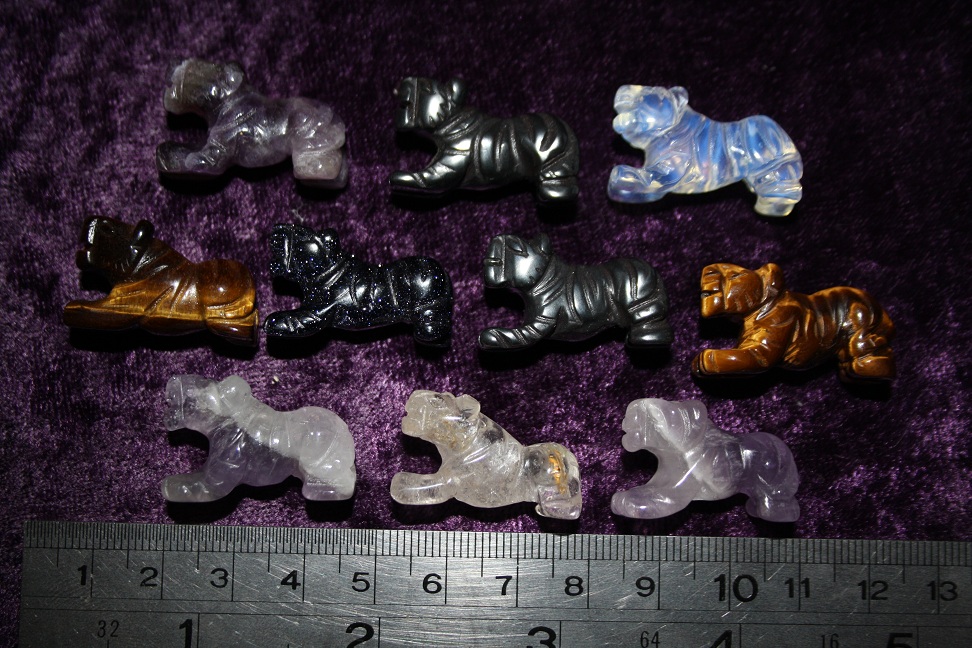 Figurine - Tiger - Mixed Stones