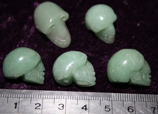 Figurine - Skull - Aventurine