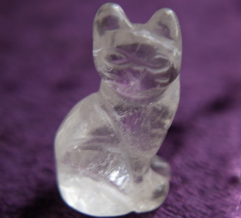 Figurine - Cat - Quartz