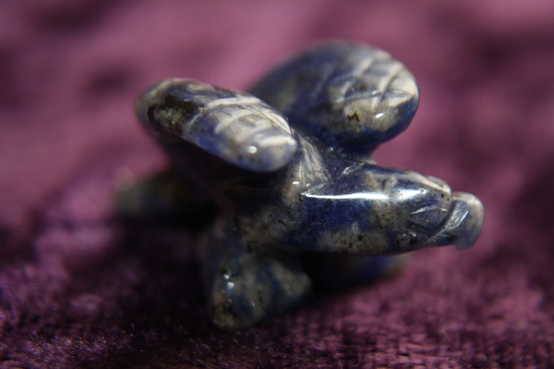 Figurine - Eagle - Dumortierite