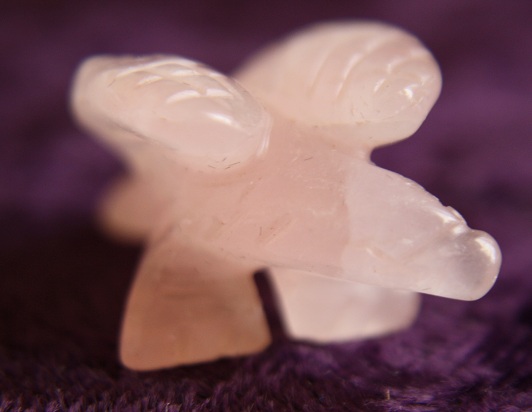 Figurine - Eagle - Rose Quartz