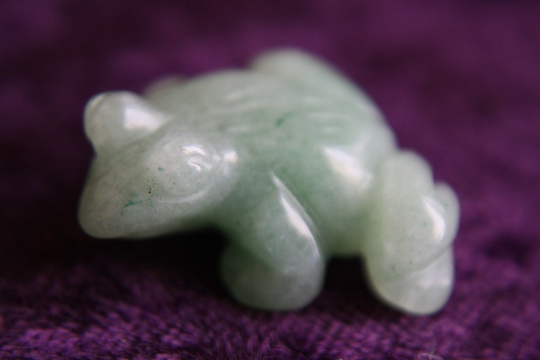 Figurine - Frog - Green Aventurine