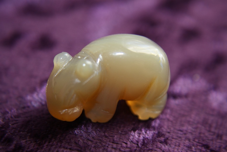 Figurine - Hippopotamus - Agate