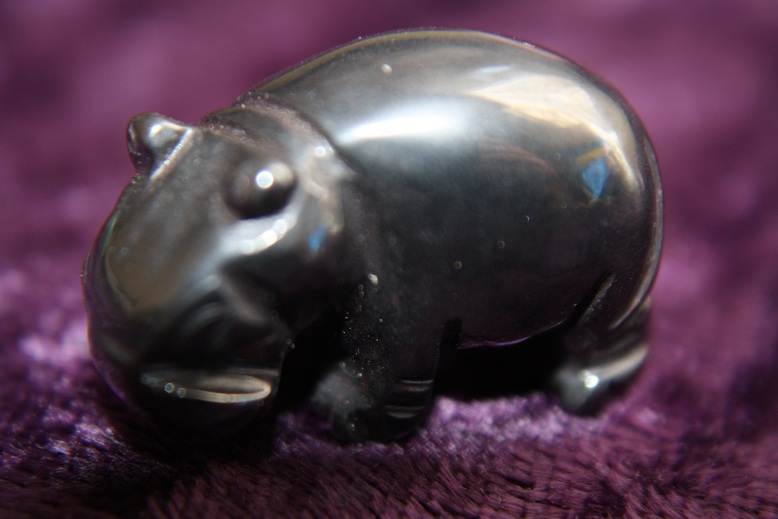 Figurine - Hippopotamus - Hematite