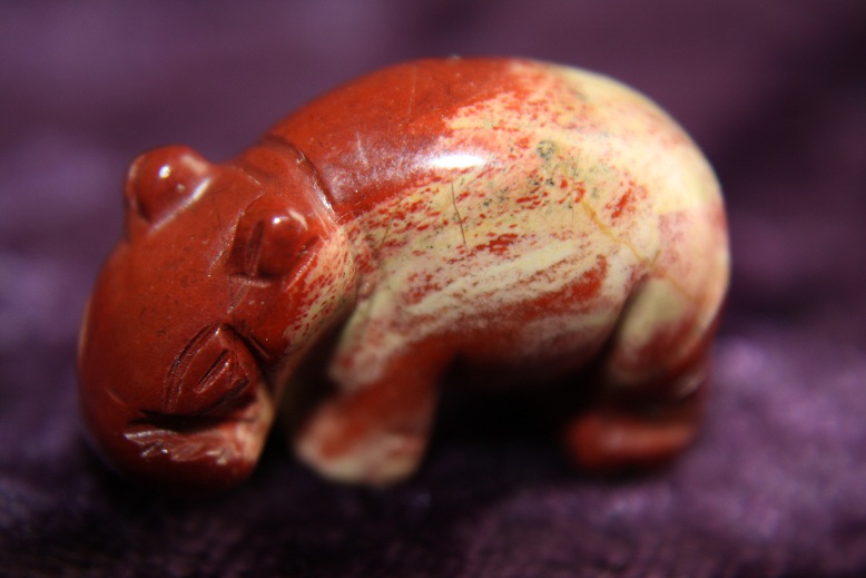 Figurine - Hippopotamus - Jasper