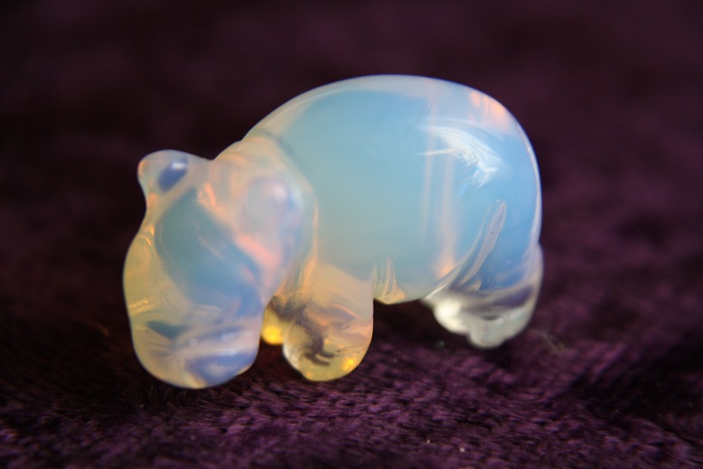 Figurine - Hippopotamus - Opalite