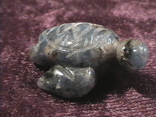 Figurine - Turtle - Dumortierite