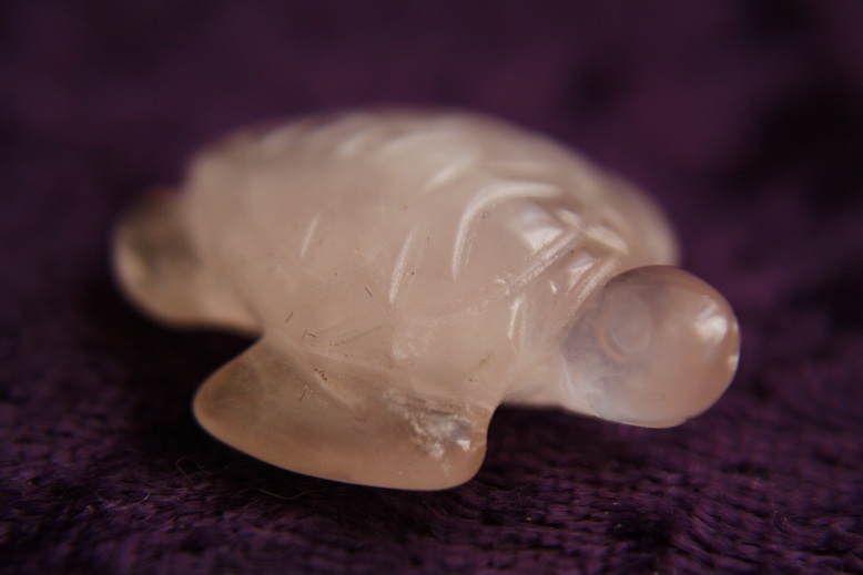 Figurine - Turtle - Rose Quartz