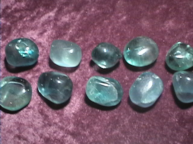 Tumbled Stone - Blue Fluorite