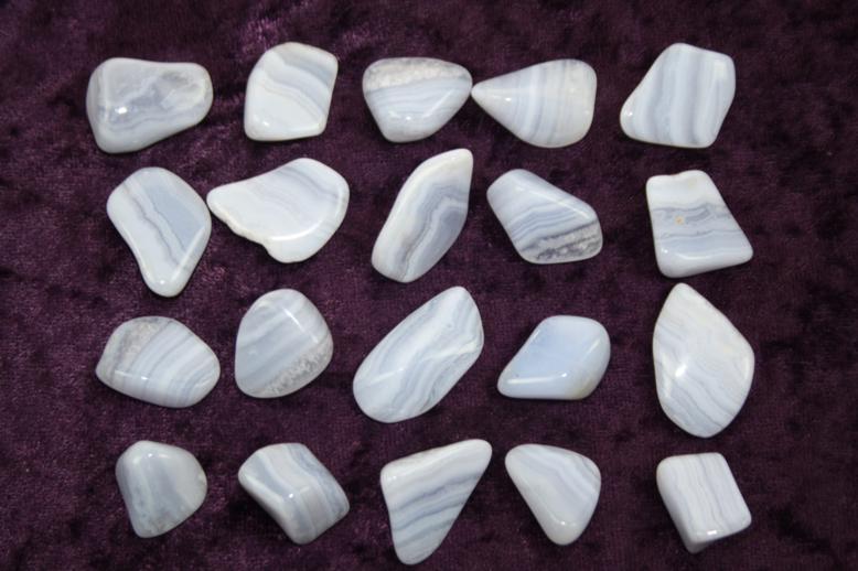 Tumbled Stone - Blue Lace Agate