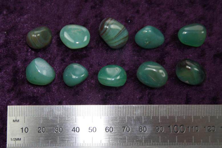 Tumbled Stone - Green Agate [Small]