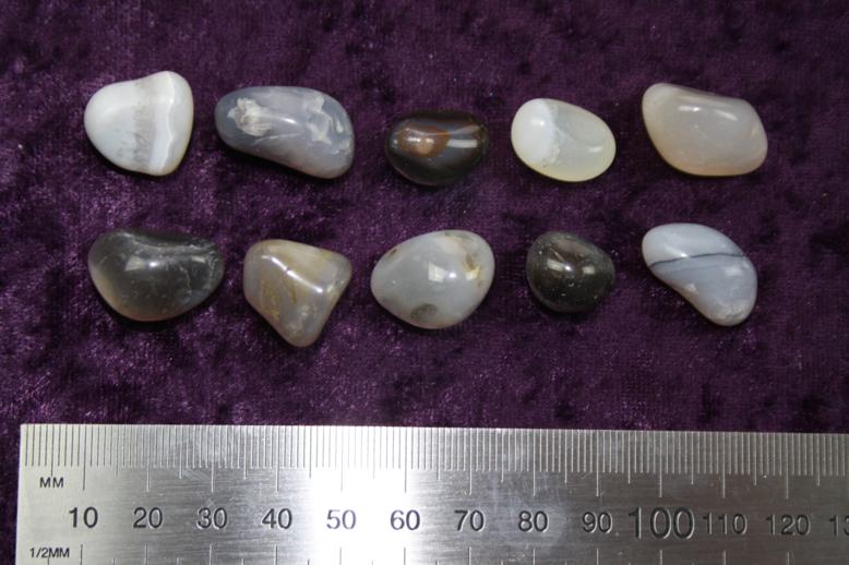 Tumbled Stone - Natural Agate [Small]