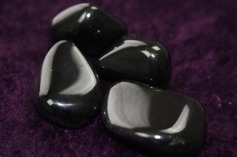 Tumbled Stone - Black Obsidian [B Grade]