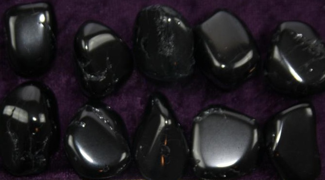 Tumbled Stone - Black Tourmaline - Click Image to Close