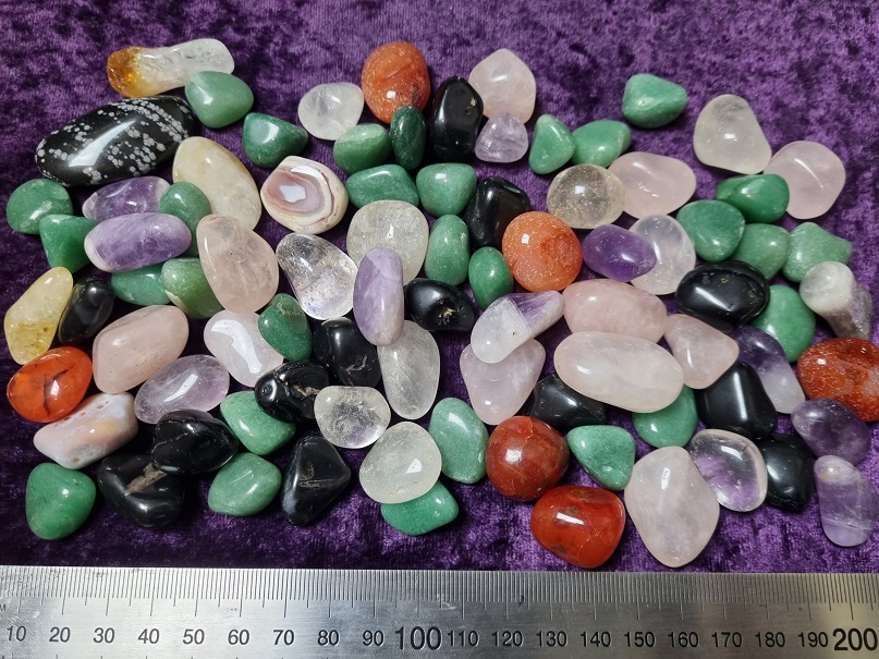 Tumbled Stone - Mixed Tumbled Stones - 500g