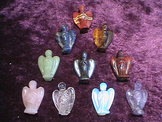 Figurine - Angel - Mixed Stones