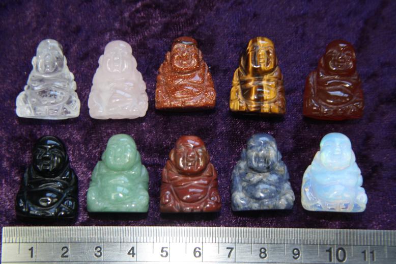 Figurine - Buddah - Mixed Stones - Click Image to Close