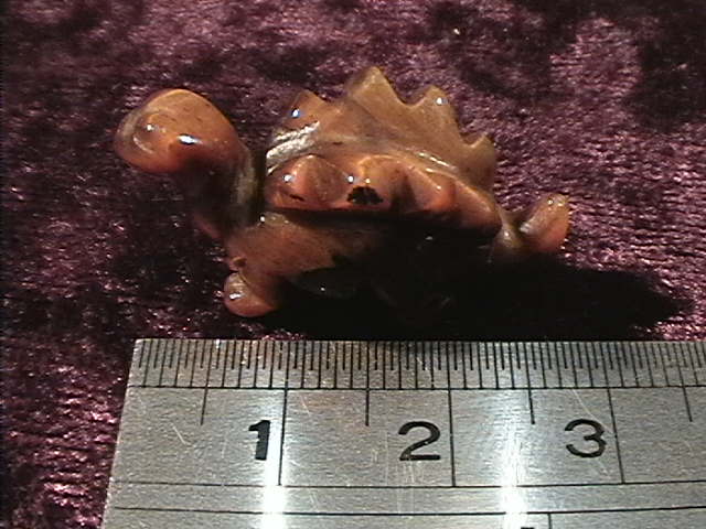 Figurine - Dinosaur - Stegosaurus - Tiger Eye