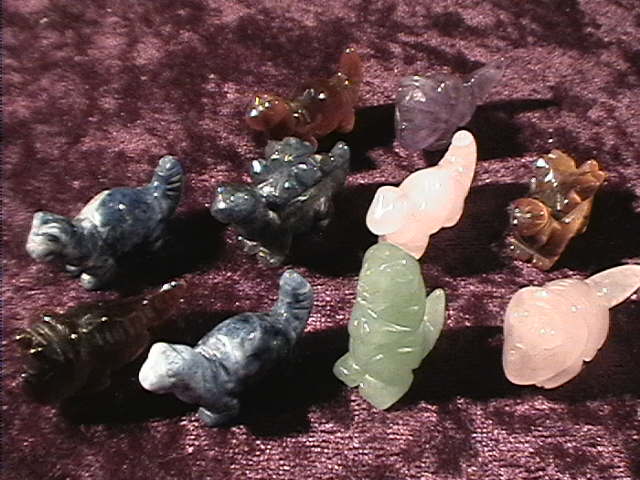 Figurine - Mixed Dinosaurs - Mixed Stones