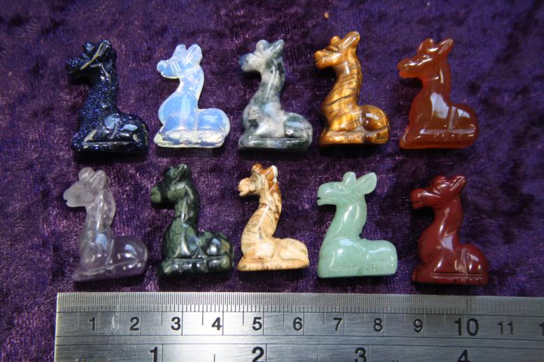 Figurine - Giraffe - Mixed Stones