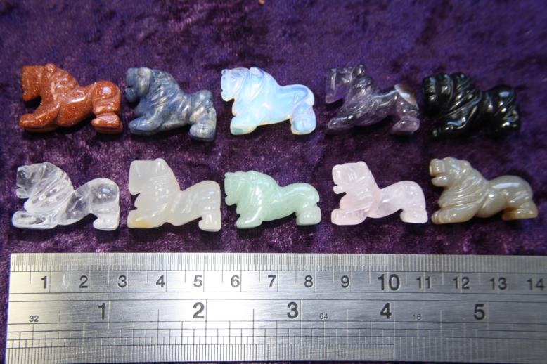 Figurine - Lion - Mixed Stones